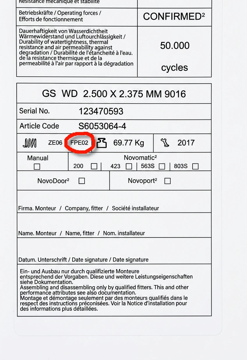 Novoferm-pystysuoran vetojousen arvokilpi